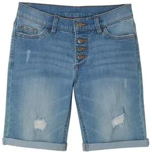 bonprix Stretch-Jeans-Shorts Mid Waistblau 164Mädchen