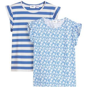 bonprix Shirt mit Bio-Baumwolle (2er Pack)weiß 152Mädchen