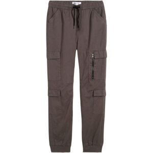 bonprix Regular Fit Cargo-Schlupfhose aus reiner Baumwollegrau 140Knaben