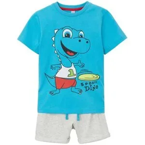 bonprix T-Shirt und Shorts (2-tlg.Set)blau 104Knaben