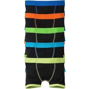 bonprix Boxershorts mit weicher Baumwolle (5er Pack)schwarz 152Knaben