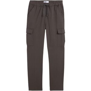 bonprix Loose Fit Cargo-Schlupfhose aus reiner Baumwolle, Straightgrau 176Knaben