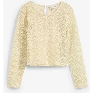 bonprix Spitzenbluse mit Jeseytop (2tgl. Set)beige 176Mädchen
