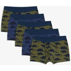 bonprix Boxershorts mit weicher Baumwolle (5er-Pack)blau 152Knaben