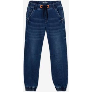 bonprix Regular-Fit-Schlupf-Jeans aus Sweatdenim, Taperedblau 134Knaben