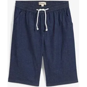 bonprix Schlupf-Jeans-Shorts mit Stretchanteil, Regular Fitblau 164Knaben