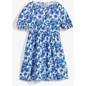 bonprix Kleid aus weichem Musselinweiß 104Mädchen