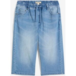 bonprix Schlupf-Jeans-Longbermuda, Slim Fitblau 140Knaben