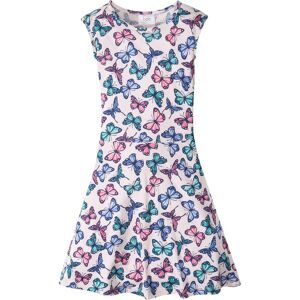 bonprix Jerseykleid aus reiner Bio-Baumwollerosa 128Mädchen