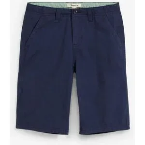 bonprix Chino-Bermuda aus reiner Baumwolle mit verstellbarem Bund, Regular Fitblau 146Knaben