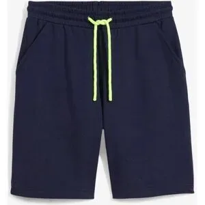 bonprix Sweat-Bermuda aus reiner Bio-Baumwolleblau 128Knaben