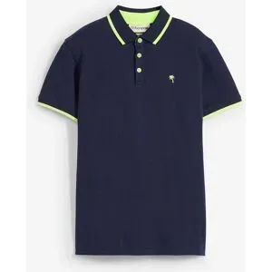bonprix Pique-Poloshirt aus reiner Baumwolleblau 128Knaben