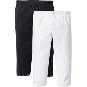 bonprix Caprileggings aus Baumwolle und Elasthan, mit elastischem Komfortbund, unifarben