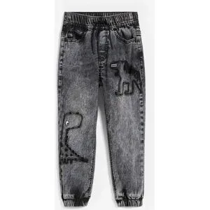 bonprix Thermo Regular-Fit-Schlupf-Jeans mit Jerseyfutterschwarz 122Knaben