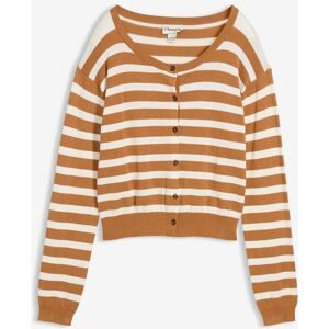 bonprix Feinstrickjacke aus softem Viskose-Mixbraun 164Mädchen