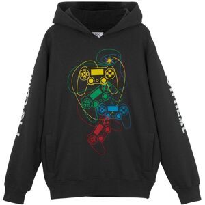 bonprix Hoodie aus reiner Bio-Baumwolleschwarz 164Knaben