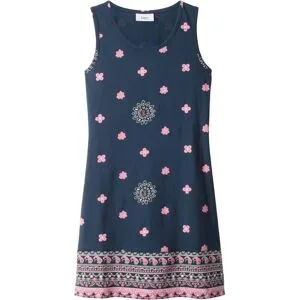 bonprix Jerseykleid aus reiner Bio-Baumwolleblau 140Mädchen