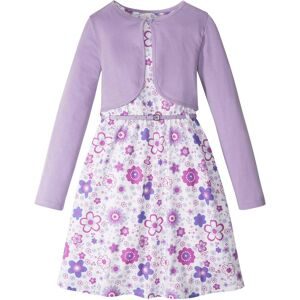 bonprix Kleid + Gürtel + Bolero (3-tlg. Set)weiß 164Mädchen