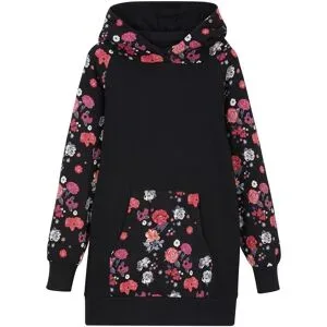 bonprix Sweatkleid aus reiner Baumwolleschwarz 164Mädchen