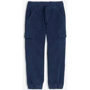 bonprix Thermo Regular Fit Cargo-Schlupfhose aus Cord mit Jerseyfutterblau 104Knaben