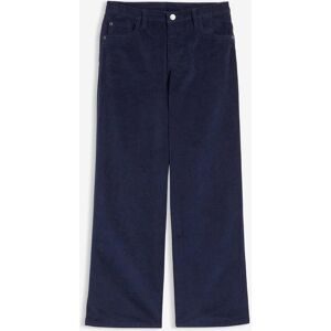 bonprix weiche Cordhose aus recyclingfähigem Bio-Baumwollstretchblau 170Mädchen