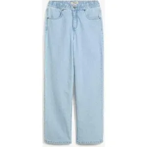 bonprix Loose Fit Schlupfjeans mit Bequembund, Straightblau 164Knaben
