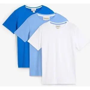 bonprix T-Shirt aus Bio-Baumwolle (3er Pack)blau 128Knaben