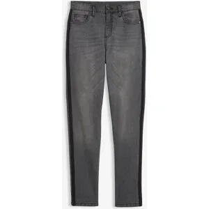 bonprix Thermojeans mit Jerseyfutter Mid Waistgrau 170Mädchen