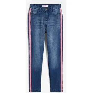 bonprix Thermojeans mit Jerseyfutter Mid Waistblau 134Mädchen