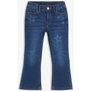 bonprix Thermo-Bootcut-Jeans Mid Waistblau 128Mädchen