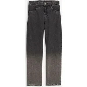bonprix Loose Fit Jeans mit Farbverlauf, Straightgrau 176Knaben