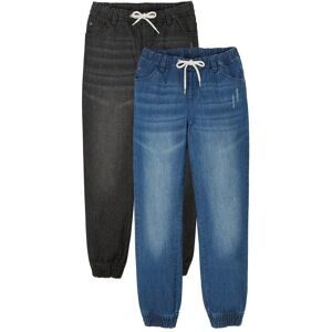 bonprix Regular Fit Schlupfjeans mit Baumwolle (2er Pack)blau 128Knaben