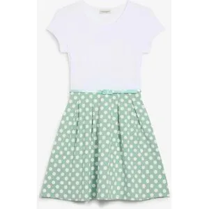 bonprix Jerseykleid mit Bio-Baumwollegrün 176Mädchen