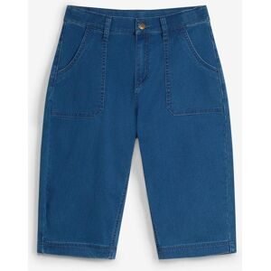 bonprix Jeans-Longbermuda mit verstellbarem Bund, Loose Fitblau 152Knaben