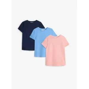 bonprix T-Shirt aus reiner Bio-Baumwolle (3er Pack)rosa 104Mädchen