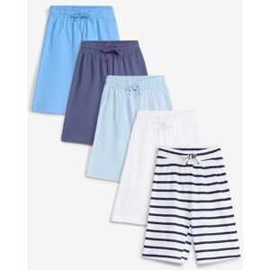 bonprix Jersey-Bermuda aus reiner Bio Baumwolle (5er Pack)blau 122Knaben