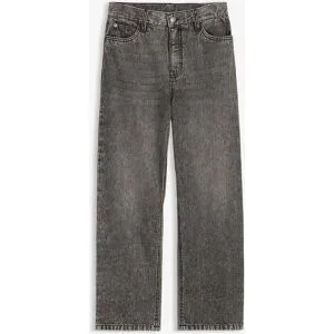 bonprix Loose-Fit-Jeans mit verstellbarem Bund, Straightschwarz 146Knaben