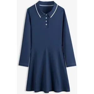bonprix Ausgestelltes Shirtkleid aus reiner Bio-Baumwolleblau 176Mädchen