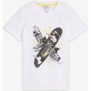 bonprix T-Shirt mit Skater-Printweiß 152Knaben