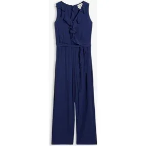 bonprix Jumpsuit aus fließender Viskoseblau 152Mädchen