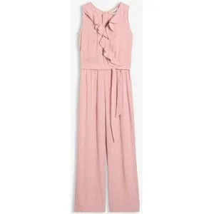 bonprix Jumpsuit aus fließender Viskoserosa 158Mädchen