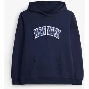 bonprix Hoodie aus reiner Baumwolleblau 176Knaben