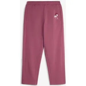 bonprix Sweathose Wide-Leg aus reiner Bio-Baumwollelila 140Mädchen