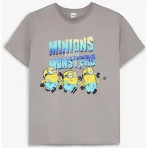 bonprix MINIONS T-Shirt aus reiner Baumwollegrau 158Knaben