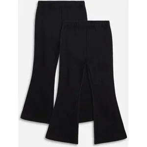 bonprix Thermo-Leggings Bootcut (2er Pack)schwarz 104Mädchen