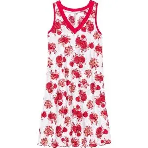 bonprix Kurzes Nachthemd aus softem Viskose-Mixweiß 48Damen