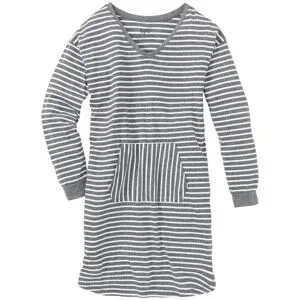 bonprix Nachthemd mit Bio-Baumwollegrau 36Damen