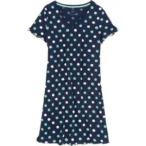 bonprix Kurzes Nachthemd aus Bio-Baumwolleblau 48Damen