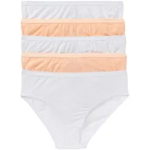 bonprix Maxislip mit weicher Baumwolle (5er Pack)weiß 56Damen