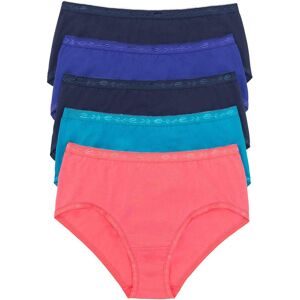 bonprix Maxislip  mit weicher Baumwolle (5er Pack)blau 36Damen